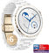 Huawei Watch GT 3 Pro 43 mm Smartwatch für Damen, Elegantes Design aus Keramik, Zifferblatt aus Saphirglas, Gesundheitsüberwachung 24 h, SpO2, 5 ATM, GPS, Keramik + 6 Monate Verlängerung Garantie