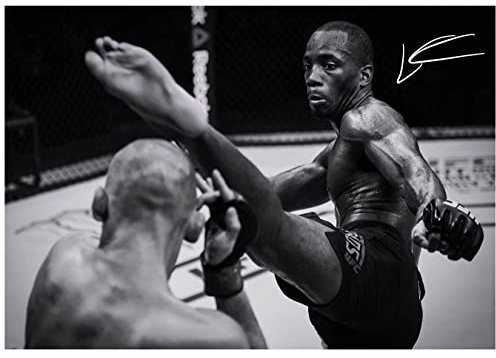 Leon Edwards Rocky | Fotodruck-Poster | vorsigniert | Pro Glanzpapier | Größe: A3 (29,7 x 42 cm)