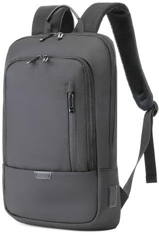 AUGUR Business Slim Backpack for Men Women 15.6 inch Water Resistant Laptop Backpack Computer Notebooks Lightweight Small Backpacks For Travel/Business/Work