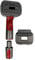 vhbw 2-in-1 Tierhaar-Bürste kompatibel mit Dyson V8 Animal +, V8 Advanced, V8 Absolute Pro Staubsauger - Selbstreinigend, Inkl. Anschluss-Adapter