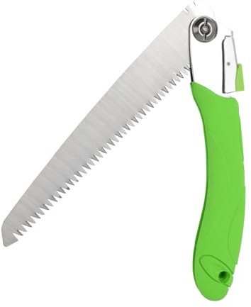 Funnytek Sega Pieghevole - Sega a Mano, Denti Grossi, Lama da 210 mm, 43 cm, Esterno e Giungla