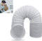 Portable Air Conditioner Hose with 5.9 Diameter, Counter Clockwise Thread & Length up to 118 AC Exhaust Hose for Portable AC Vent Compatible with Haier LG Delonghi Air Conditioner Parts