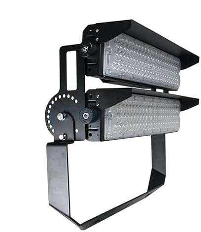SILAMP Projecteur LED Puissant Industriel 500W 170lm/W IP66 Noir Orientable - Blanc Neutre 4000K - 5500K