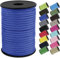 CAMAL Paracorde Corde de Tente 4mm Cordon à 7 Brins Cordes Réfléchissantes Corde Polypropylene Cordon Nylon 30m pour Activités de Camping en Extérieur Bracelet Paracorde (1 Bleu Saphir)