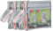 Colored Mesh Zipper Pouch Bags, Double-Layer Nylon Puzzle Building Block Sets Toy Storage & Organization, Breathable See Through A4 Zipper Pouch with Handle for School Office Games (A5-2Layers)