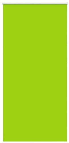 vidaXL Verdunkelungsrollo Grün 90x230 cm Stoffbreite 85,7 cm Polyester, Rollo, Klemmfix, Thermorollo, Verdunklungsrollo, Klemmrollo, Fensterrollo
