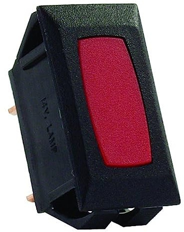 JR Products 12725 Red/Black Indicator Light for Switch