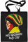 Shirtgeil Coole Jamaika Merkel in Reggae Mütze - No Woman No Cry Jutebeutel Baumwolltasche One Size Schwarz