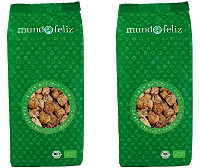 Mundo Feliz, Fichi Essiccati Biologici, 2 x 500 g