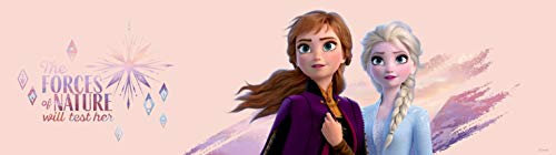 AG Design ELSA neben Anna, Frozen 2, Disney, dekorative Wandbordüre für Kinderzimmer, 5 m x 14 cm, WBD 8158, Polyvinylchlorid, Mehrfarbig, 0,1m