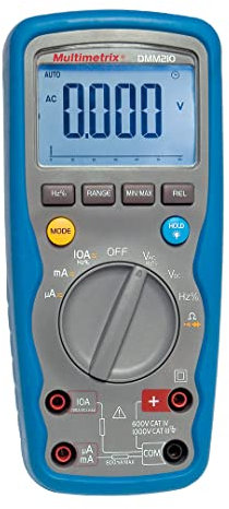 Multimetrix DMM 210 Hand-Multimeter digital Wasserdicht (IP67) CAT III 1000 V, CAT IV 600V Anzeige (Counts): 6000