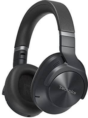 Technics Kabellose Kopfhörer mit Geräuschunterdrückung, High-Fidelity-Bluetooth-Kopfhörer mit Mehrpunkt-Konnektivität, beeindruckender Anrufqualität und bequemer Passform - EAH-A800-K Schwarz