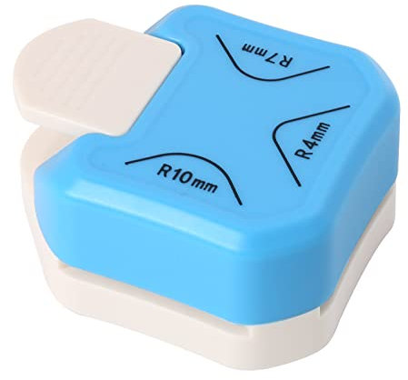 3 Wege Eckenrunder Stanzer, runder Eckenschneider, 4 mm, 7 mm, 10 mm, Papiereckenschneider für Karten, Fotopapier, Visitenkarten, Geschenkkarten und DIY-Kunststoffkarten