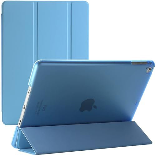 Magnetic Smart Case for iPad Mini 1, 2 and 3 - 7.9 (2012, 2013, 2014) Stand Cover with Auto Sleep Wake Function (Aqua)