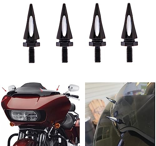 Viti per carenatura Bulloni a punta per parabrezza compatibili con Harley Davidson Road Glide 2015-2024 2022 2023 Bulloni per parabrezza moto neri