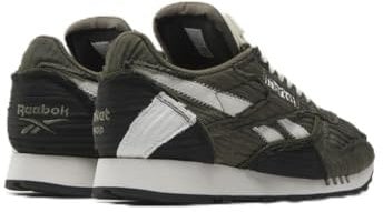 Reebok Unisex-Adult Classic Leather Pump Sneaker, Army Green/Core Black/Chalk, 6.5