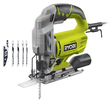 Pack RYOBI Scie sauteuse électrique RJS750-G - 500W - 75mm - bois - lot de 5 lames - 100mm - RAK05JSBFC
