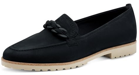 Tamaris Femme 1-24200-42 Slipper Mocassin, Bleu Marine, 37 EU