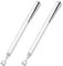 2 Stück Teleskopmagnet Stabmagnet Ausziehbar Magnetstab Bis Zu 64 cm Magnetic Pick-Up Tool Magnetheber Edelstahl Magnetgreifer für Schrauben Mutter Schlüssel Metallteile (Silber)