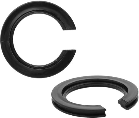 E27 to E14 Lampshade Reducer Ring, 2 Pack Black Lamp Shade Adapter Rings Light Shade Reducer Ring Converter Washer E27 Lamp Ring, Plastic Replacement Light Fitting Adapter 42mm to 29mm