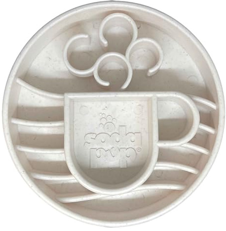 SodaPup Java Enrichment Bowl – Durable Enrichment Feeder Made in USA from Non-Toxic, Pet-Safe, Food Safe Material for Mental Stimulation, Slowing Down Eating, Healthy Digestion, & More