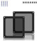 YIMATEECO Staubfilter PC 90mm Lüfterabdeckungen Fine Mesh Filter für Computer-Kühlerlüfter, Netzteil, Nylon 80 Maschen, Magnetischer Rahmen, PC-Lüfter, Staubdicht(NYLON, 90 * 90mm, 2Stü, Schwarz)
