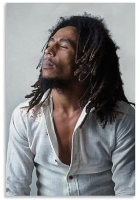 BIANRUN Bob Marley-Leinwanddruck, Foto auf Leinwand, Rapper, Wanddekoration, Vintage, abstrakt, Hip-Hop-Rapper, Wandbilder, Premium-Bilder, Wandkunst für Schlafzimmer, 50 x 75 cm, ungerahmter Stil 39