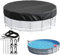 Lonas para Piscinas Redondas, Diámetro 244cm Cubiertas De Piscinas, Cobertor Piscina, Cubierta De Piscina para Perros, con Estaca De Tierra, Cuerda, Clip, Resistente Al Agua Y Al Polvo