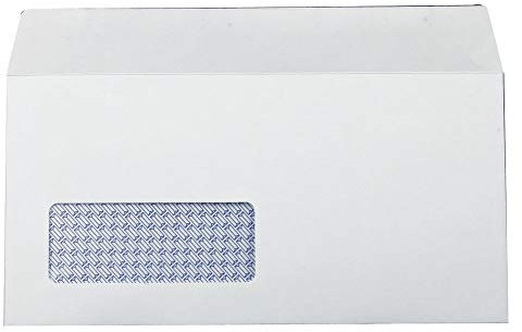 Q-Connect DL Envelopes Window Self Seal 100gsm White (Pack of 1000)