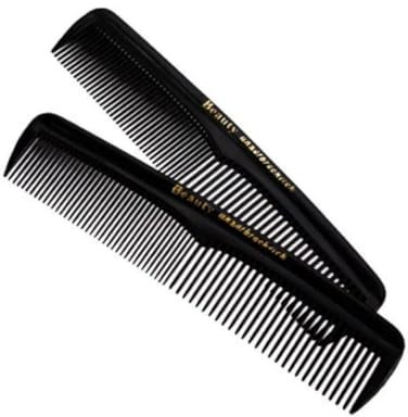 2 Taschen Kämme schwarz 13cm Beauty unzerbrechlich