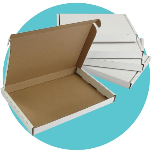 triplast C4 Taille maximale 332 x 245 x 20 mm blanc PIP Grande boîte lettre postale en carton pour Royal Mail (Lot de 100)