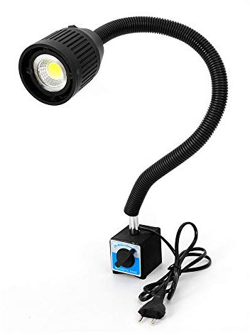 Drehmaschine Lampe YUNRUX CNC 220V Maschinenlampe Magnetische LED Arbeitsleuchte LED Werkzeug Maschinenleuchte Mit Flexibel Licht Arm einstellbar Magnetic Base