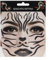 Gesichts-Tattoo Face Art Halloween Karneval Zebra