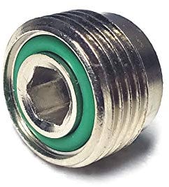 METALSUB Adaptador DIN/INT Valvula EN VITON, para Equipos DE NITROX.