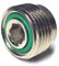 METALSUB DIN/INT Adapter Ventil in Viton, für Nitrox-Geräte.
