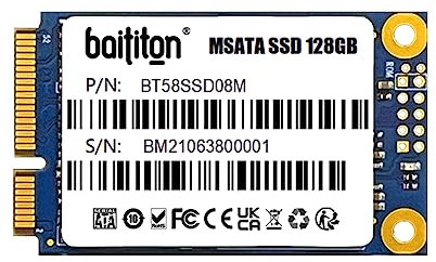 BAITITON MSATA III 128GB SSD Internal Solid State Drive