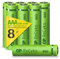 GP Batteries ReCyko Akku AAA Micro NiMH 850 mAh, HR03, 1,2V, 6 Jahre Garantie, 8 Stück