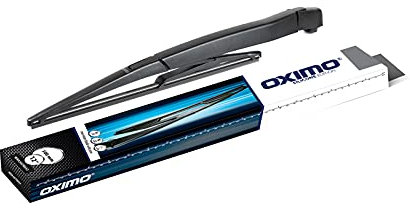 OXIMO Scheibenwischer Auto - Wischerblatt für Heckscheibe 350 mm - Autoscheibenwischer - Kompatibel mit FIAT Punto Grande (199), FIAT Punto Evo (199), FIAT Punto (199), Black