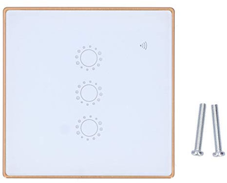 Smart Switch, 1Pcs Dimmer Switch,WiFi Light Switch, Wireless Touch WiFi Remote Control Power Distribution 2200W UK Plug 95‑240VAC