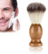 Rasierpinsel, Premium Rasierpinsel, Bartpinsel, Rasierpinsel Dachshaar Imitat, Reiserasierpinsel, Rasierpinsel vegan mit Holzgriff für Herren und Damen, shaving brush, für Nassrasur mit Rasierhobel