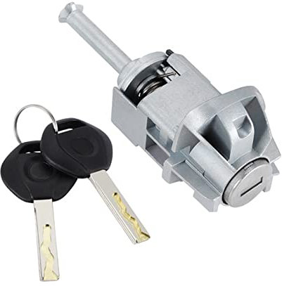 CANTONDZ 51217019975 Cylindre Serrure Barillet Porte Avant Gauche,Barillet porte avec 2 Clés Avant Gauche Compatible avec BMW Serie 3 E46