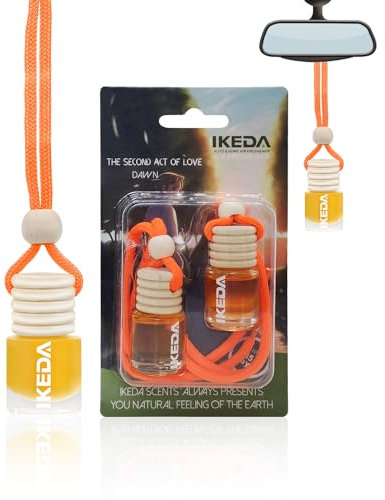 Car Air Fresheners for Men | Car Scent Air Freshener with Hami-melon Smell | Strong Perfume Car Diffuser with Odour Eliminator Technology | Long Fragrance Car Accessories | Ikeda Air Freshener Car