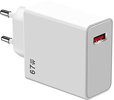 Bloc chargeur mural | Bloc chargeur USB haute vitesse 67W - QC 5.0 Bloc chargeur mural à charge super rapide, chargeur de téléphone compact compatible Jingan