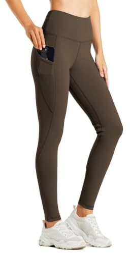 WILLIT Thermo Leggings Damen mit Fleece und hoher Taille | Winter Wasserbeständig Thermohose mit 4 Taschen Hohe Taille Warme Yogahose und Laufhose Strumpfhosen für Outdoor Sport