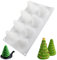 HGSHUO Weihnachten Silikonform Weihnachtsbaum Backform 3D Kuchenform Silikon Kuchenbackform Weihnachtsbaum Mousse Kerzenform Schokoladenformen Motivbackformen Soap Weihnachten Form