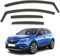 Set mit 4 Windabweisern, kompatibel mit Opel Grandland/Opel Grandland/Vauxhall Grandland X 2017 2018 2019 2020 2021 2022 2023 Modelle