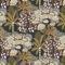 Fiula Brown Self Adhesive Wallpaper Tree Leaves Peel and Stick Wallpaper Contact Paper 41CM×3M Vinyl Wrap Removable Stick on Wall Paper Thicken Living Room Bedroom Decorative Botanical