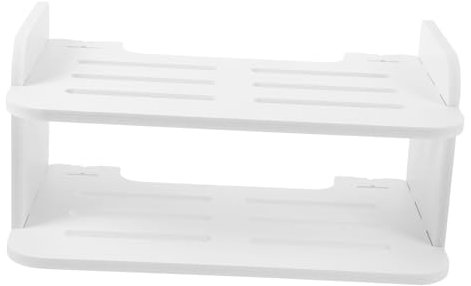 Amosfun -montiertes Schwebendes Wlan-router- Ohne Bohren Lagerregal für Router Kamerahalterung Wandmontage Weiß 30 Cm