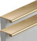 Generisch 2 Stück Versteckte Möbelgriffe Gold, Aluminium, Schranktürgriffe, Küchengriff, Kleiderschrankgriff, Extra Lange Griffe, Schubladengriffe (200 mm)