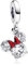 MSPOVOF Rote Maus Charms S925 Sterling Silber Charms Perle für Armbänder und Halsketten für Weihnachten Geburtstag Frauen Schmuck Geschenk